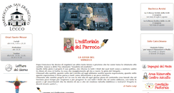 Desktop Screenshot of parrocchiasanfrancescolecco.it